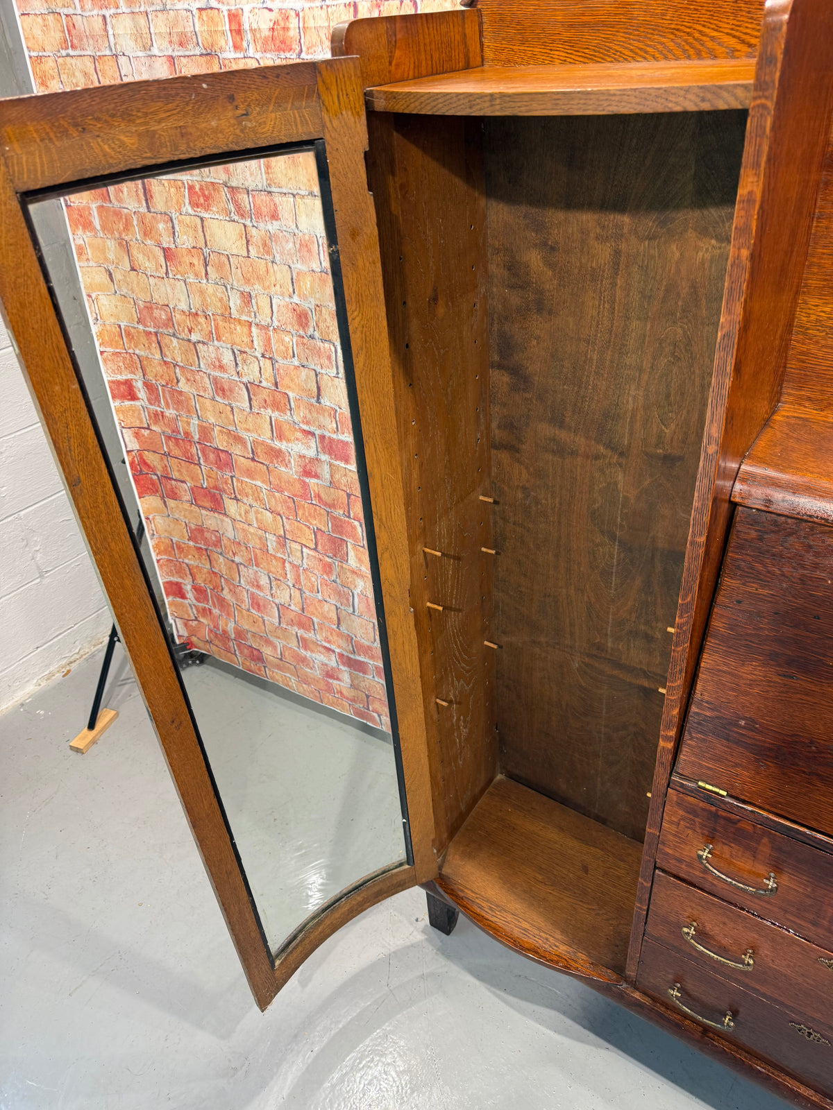 Antique Victorian Secretary Desk / Bookshelf