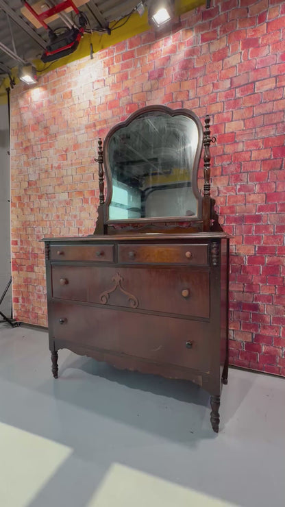 Antique Dresser w/ Mirror