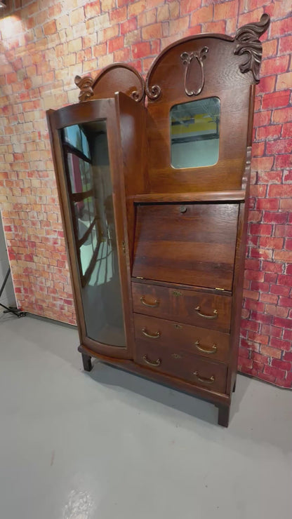 Antique Victorian Secretary Desk / Bookshelf