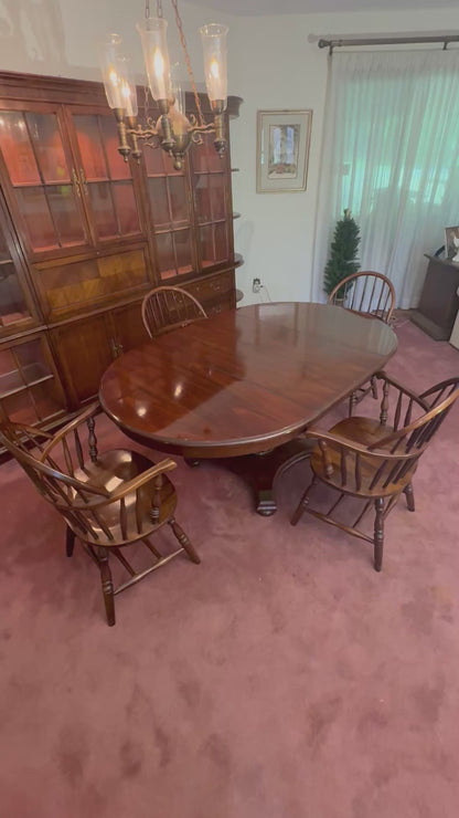 Solid Wood Dining Table & 4 Chairs