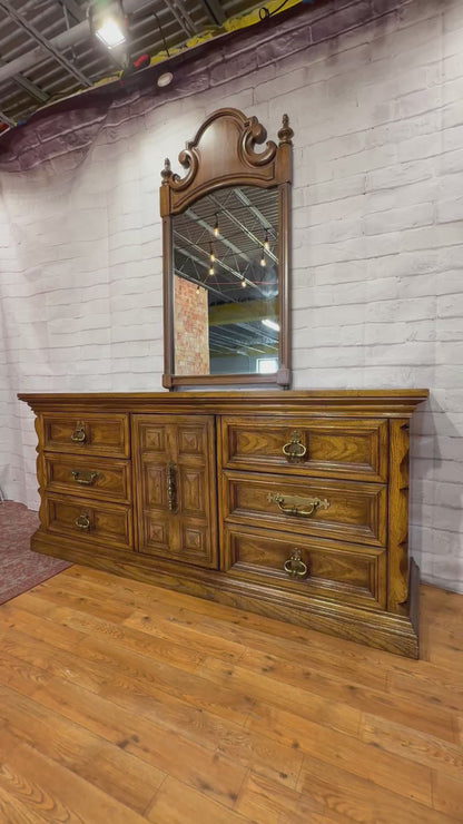 Vintage Dresser & Mirror