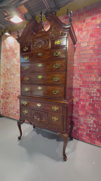 Thomasville Mahogany Highboy Dresser