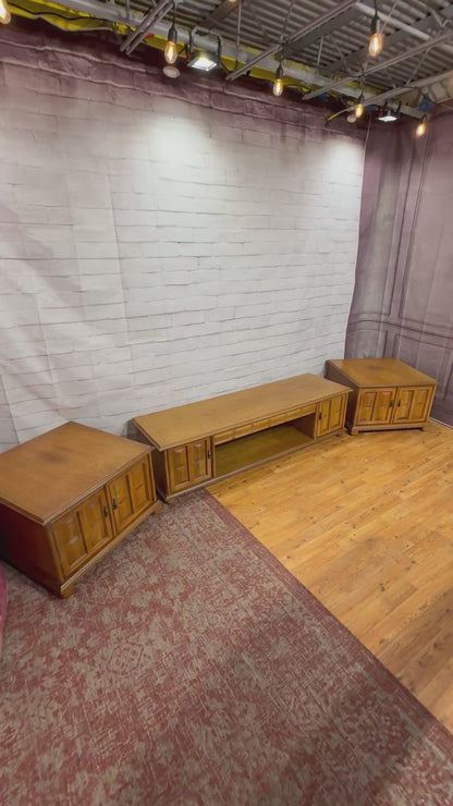 Solid Wood Coffee Table & End Tables