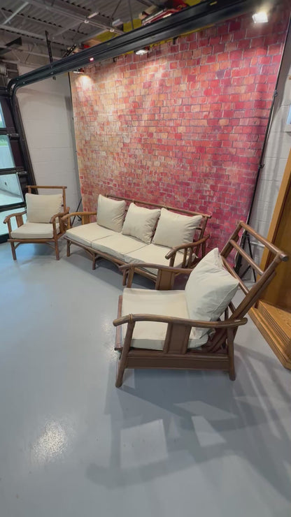 Rattan Sofa and Chairs