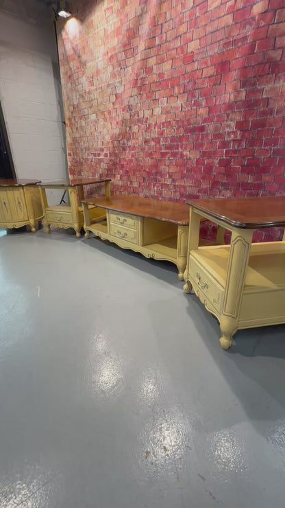 Vintage End Tables & Coffee Table