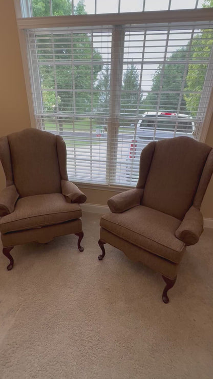 Brown Wingback Chairs