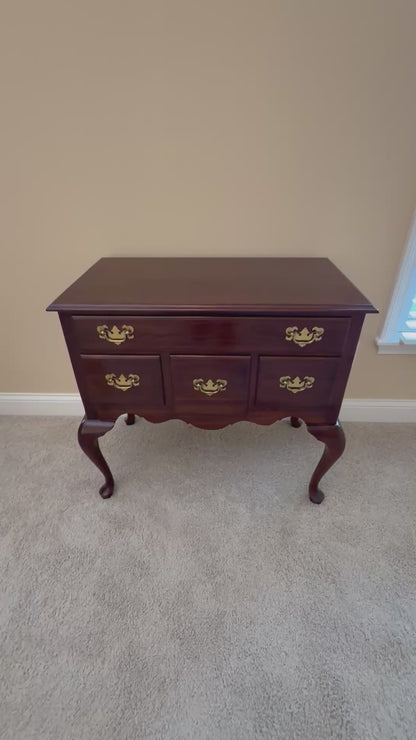 Ethan Allen Queen Ann Cherry Lowboy
